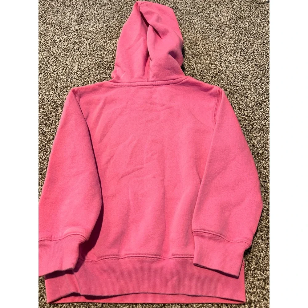 Cc5‎ GAP Kids Smiley World Pink Hoodie Sweatshirt XS (4-5) Girls